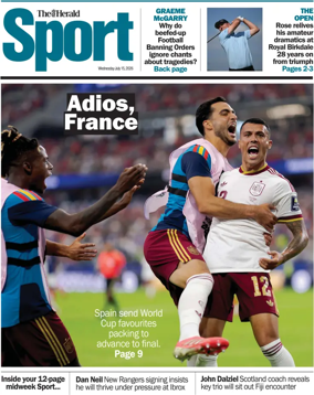 Cover of Herald Sport