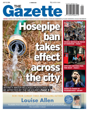 Cover of Uxbridge Gazette