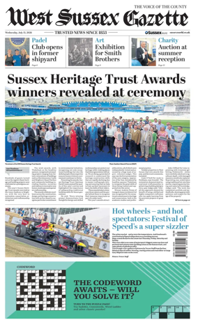 Cover of West Sussex Gazette