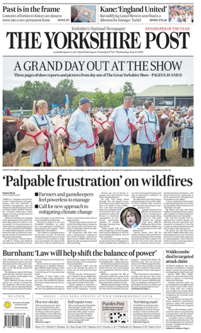 Cover of Yorkshire Post