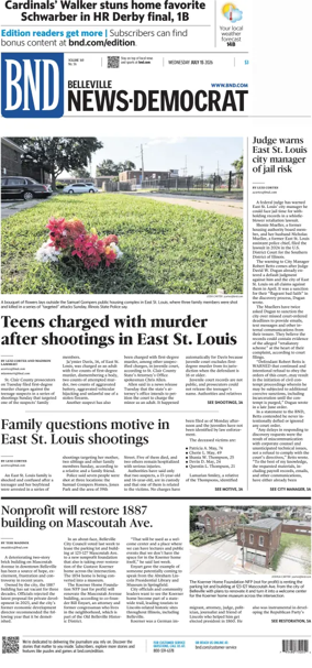 Cover of Belleville News-Democrat