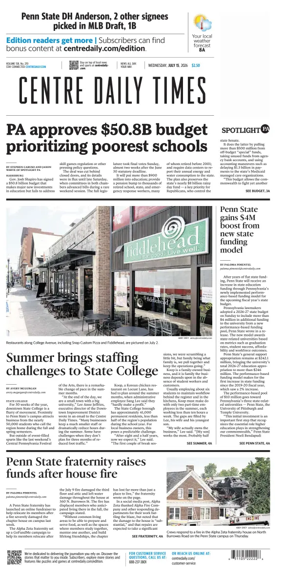 Cover of Centre Daily Times
