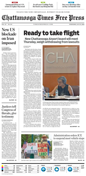Cover of Chattanooga Times Free Press
