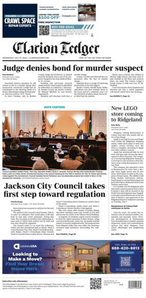 Cover of Clarion Ledger