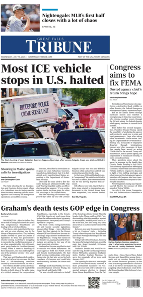 Cover of Great Falls Tribune