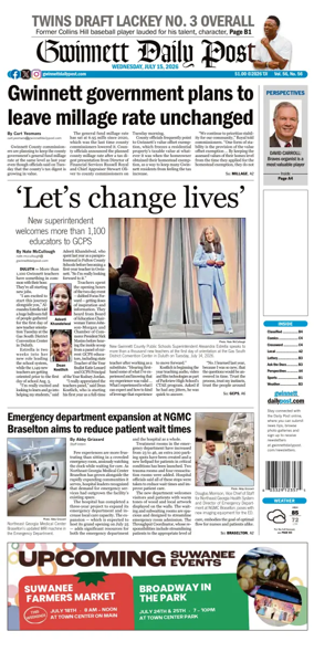 Cover of Gwinnett Daily Post