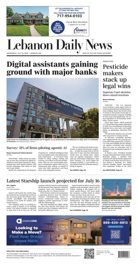 Cover of Lebanon Daily News
