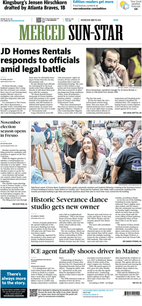 Cover of Merced Sun-Star
