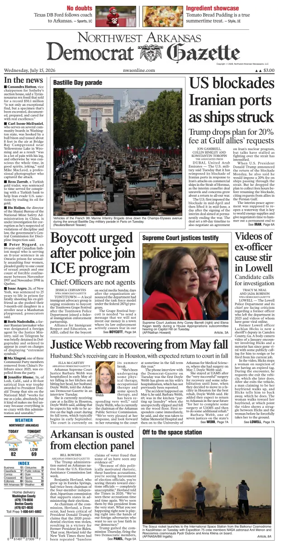 Cover of Northwest Arkansas Democrat-Gazette