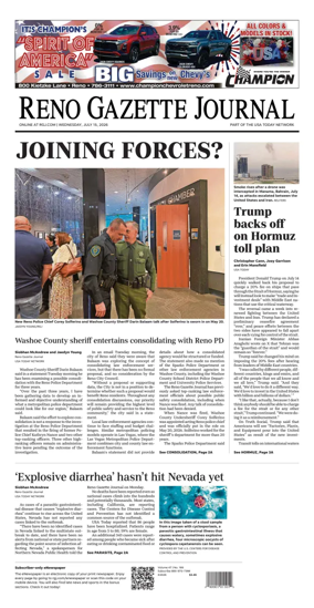 Cover of Reno Gazette Journal
