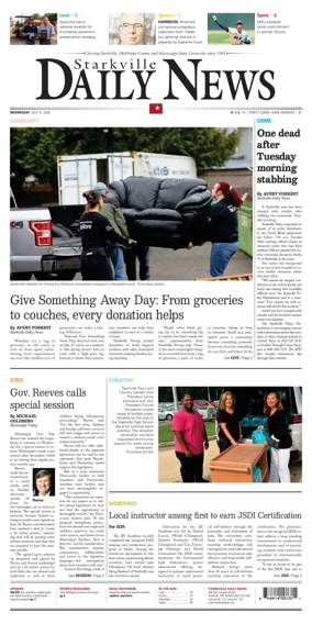 Cover of Starkville Daily News