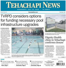 Cover of Tehachapi News