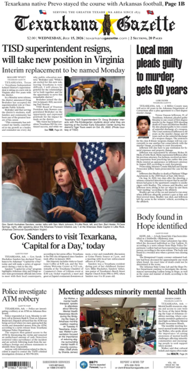 Cover of Texarkana Gazette