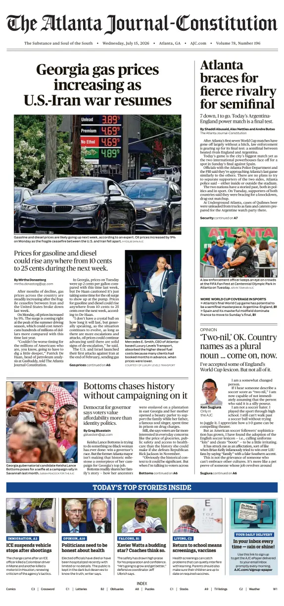 Cover of The Atlanta Journal-Constitution
