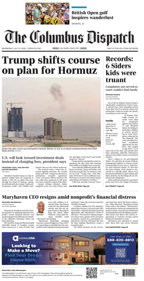 Cover of The Columbus Dispatch