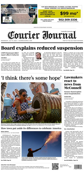Cover of The Courier-Journal (Louisville)