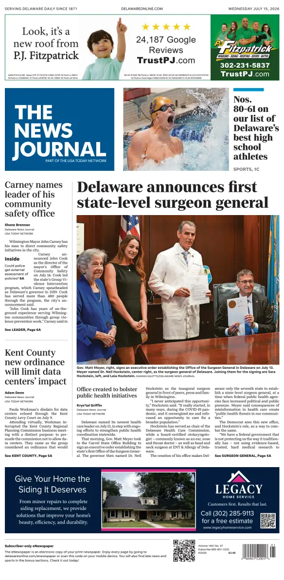 Cover of The News Journal