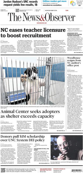 Cover of The News & Observer