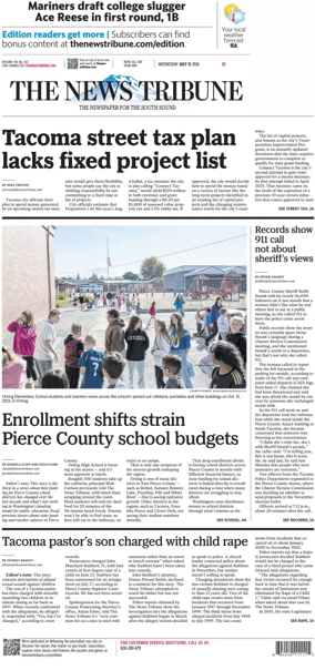 Cover of The News Tribune