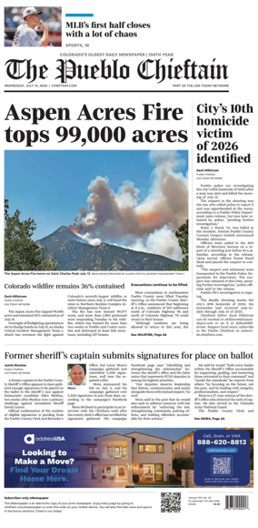 Cover of The Pueblo Chieftain