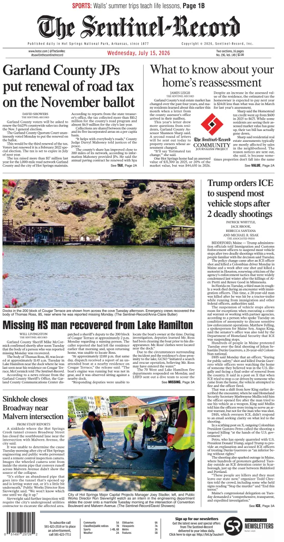 Cover of The Sentinel-Record