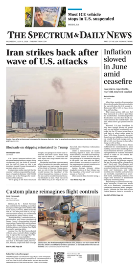Cover of The Spectrum & Daily News