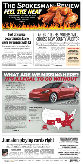 Cover of The Spokesman-Review (Spokane)
