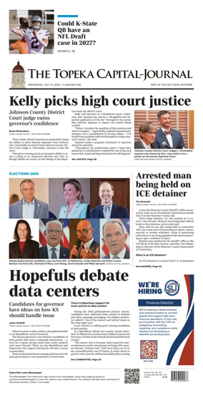 Cover of The Topeka Capital-Journal