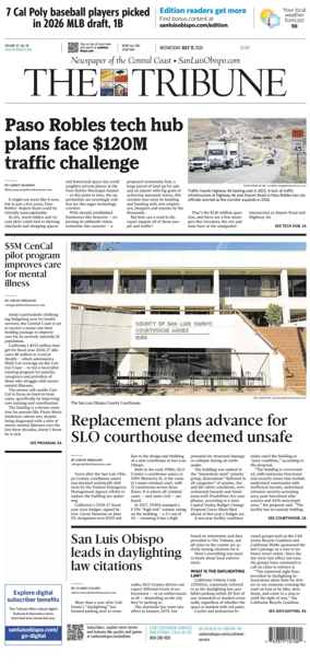Cover of The Tribune (SLO)