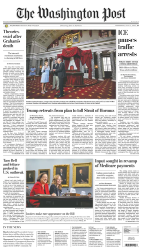 Cover of The Washington Post
