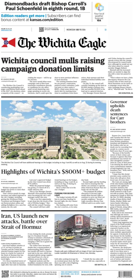 Cover of The Wichita Eagle