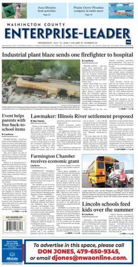 Cover of Washington County Enterprise-Leader
