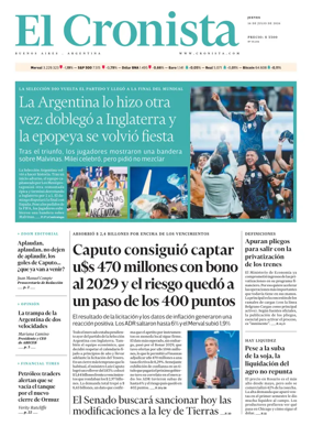 Cover of El Cronista
