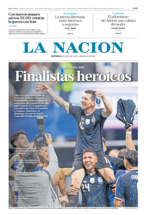 Cover of La Nacion