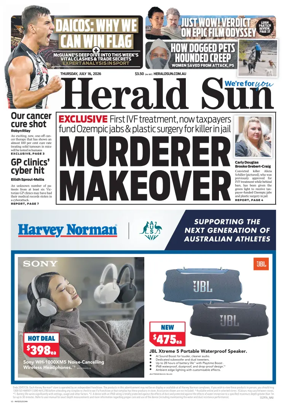 Cover of Herald Sun
