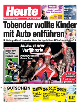 Cover of Heute - Niederosterreich Ausgabe