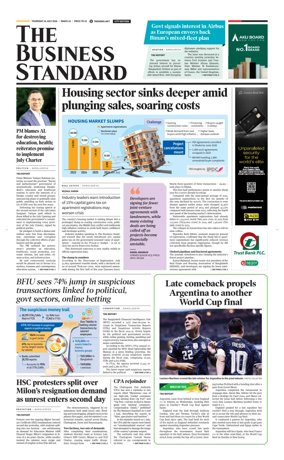 Cover of The Business Standard