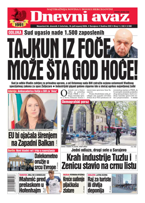 Cover of Dnevni avaz