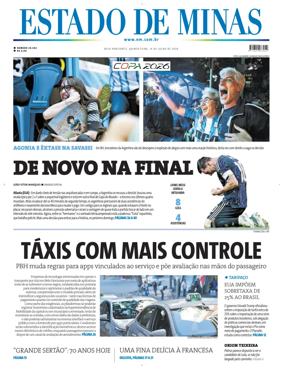 Cover of Estado de Minas (Brazil)