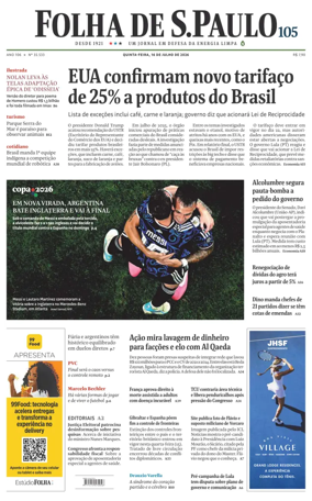 Cover of Folha de S.Paulo