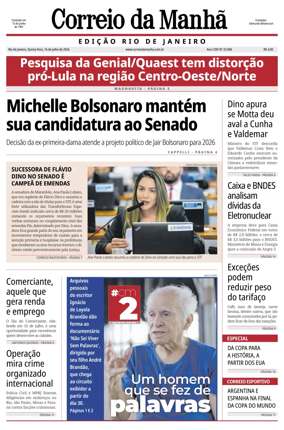 Cover of Jornal Correio da Manha