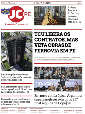 Cover of Jornal do Commercio