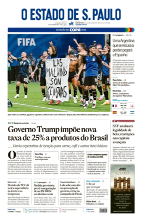 Cover of O Estado de S. Paulo