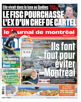 Cover of Le Journal de Montreal