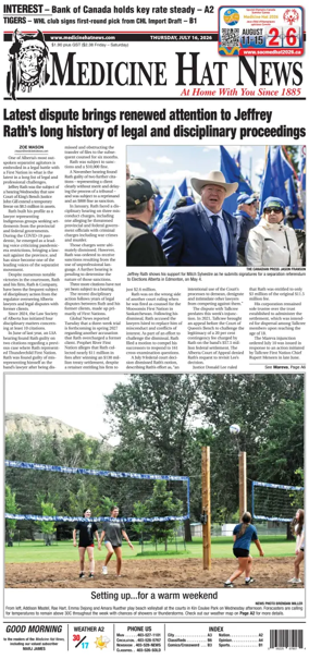 Cover of Medicine Hat News