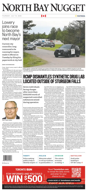 Cover of North Bay Nugget