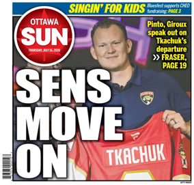 Cover of Ottawa Sun