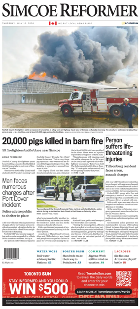 Cover of Simcoe Reformer