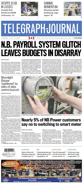 Cover of Telegraph-Journal