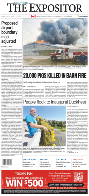 Cover of The Expositor (Brantford)
